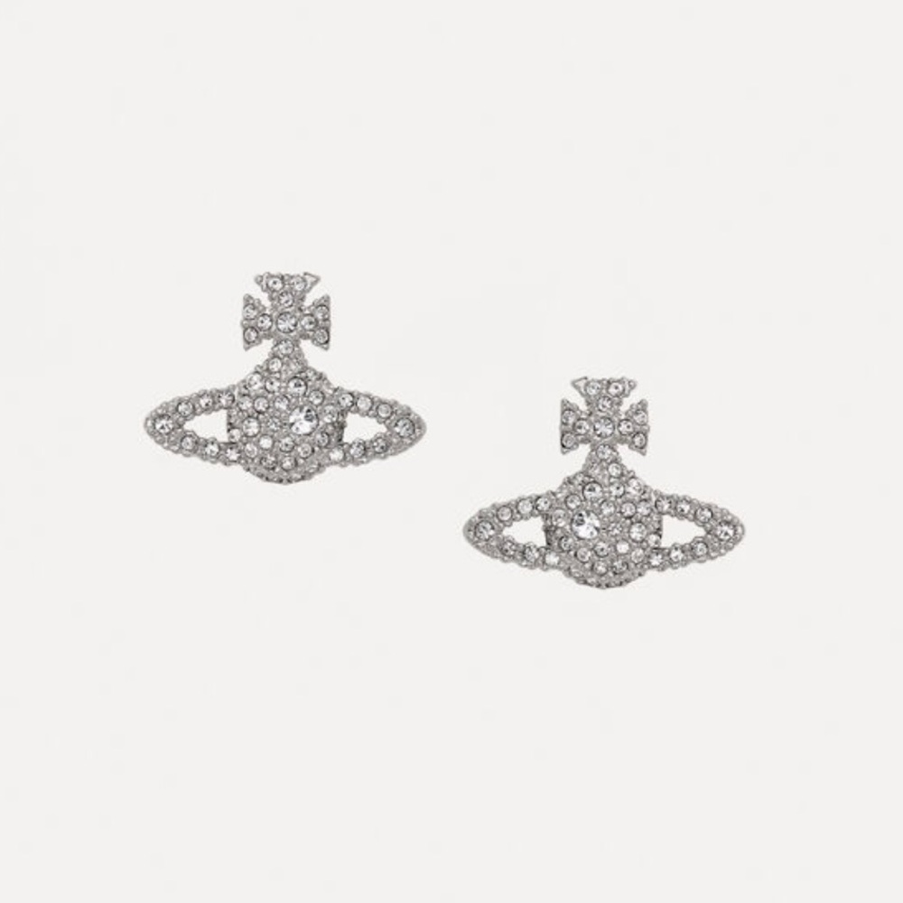 Vivienne Westwood Crystal Stud Earrings